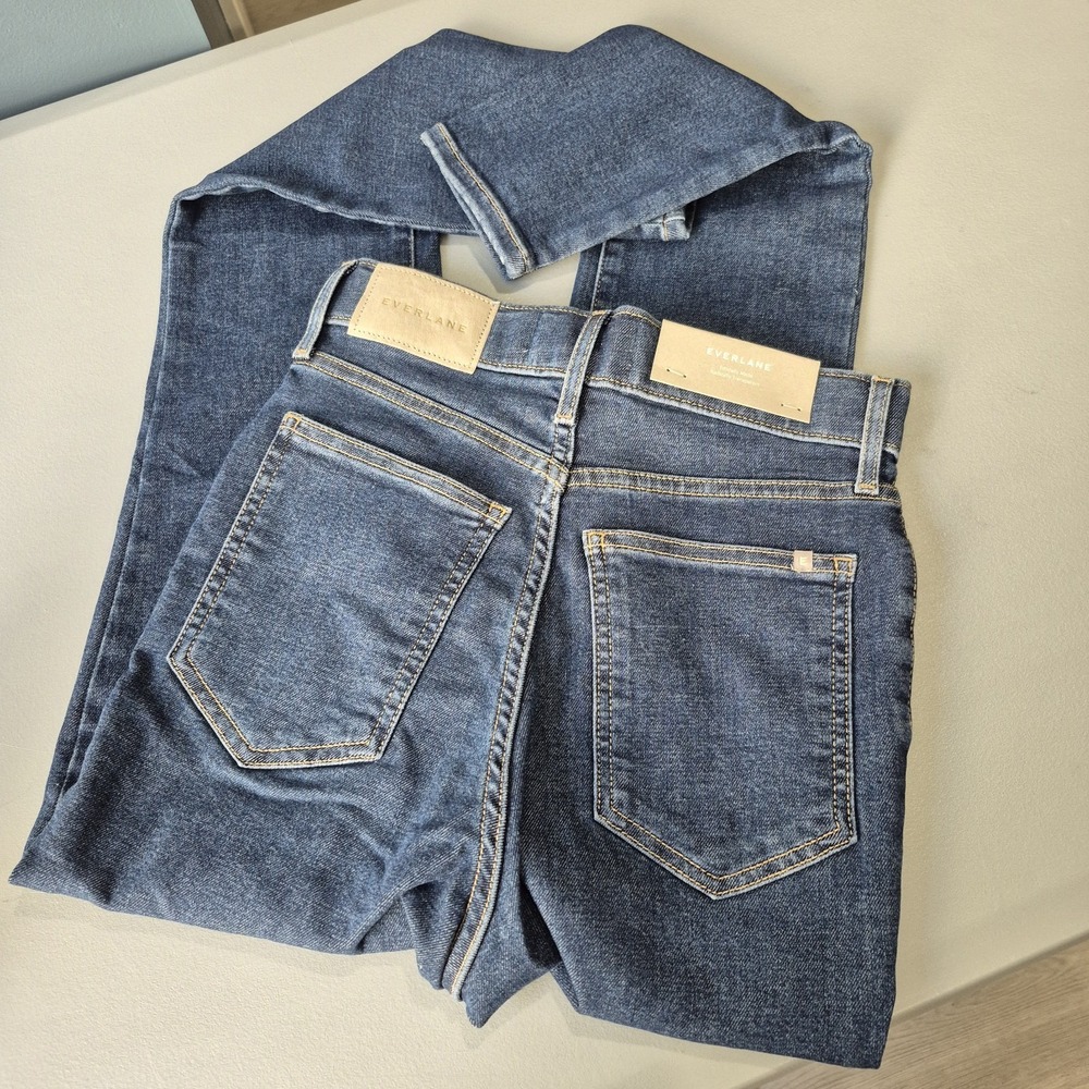Everlane Jeans Womens 25 Way High Rise Skinny Organic Cotton Stretch Sustainable
